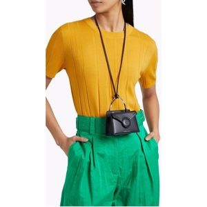 DANSE LENTE Phoebe leather shoulder bag